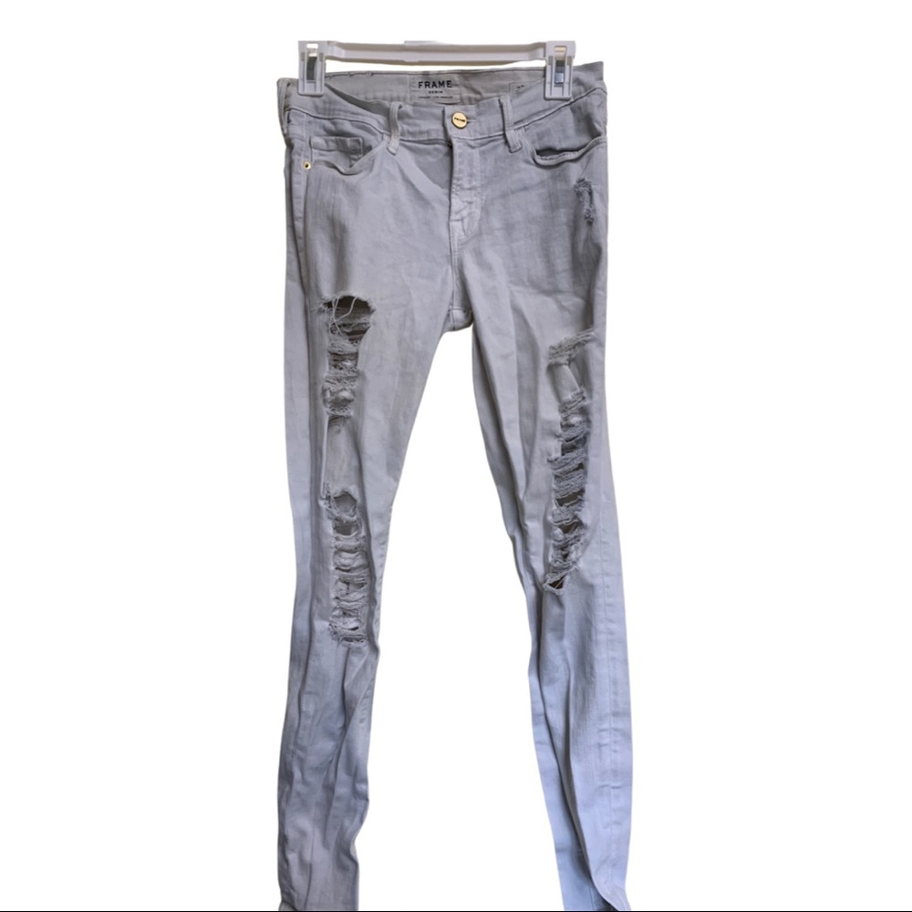 Frame Denim Ripped Jeans - Picture 2 of 4